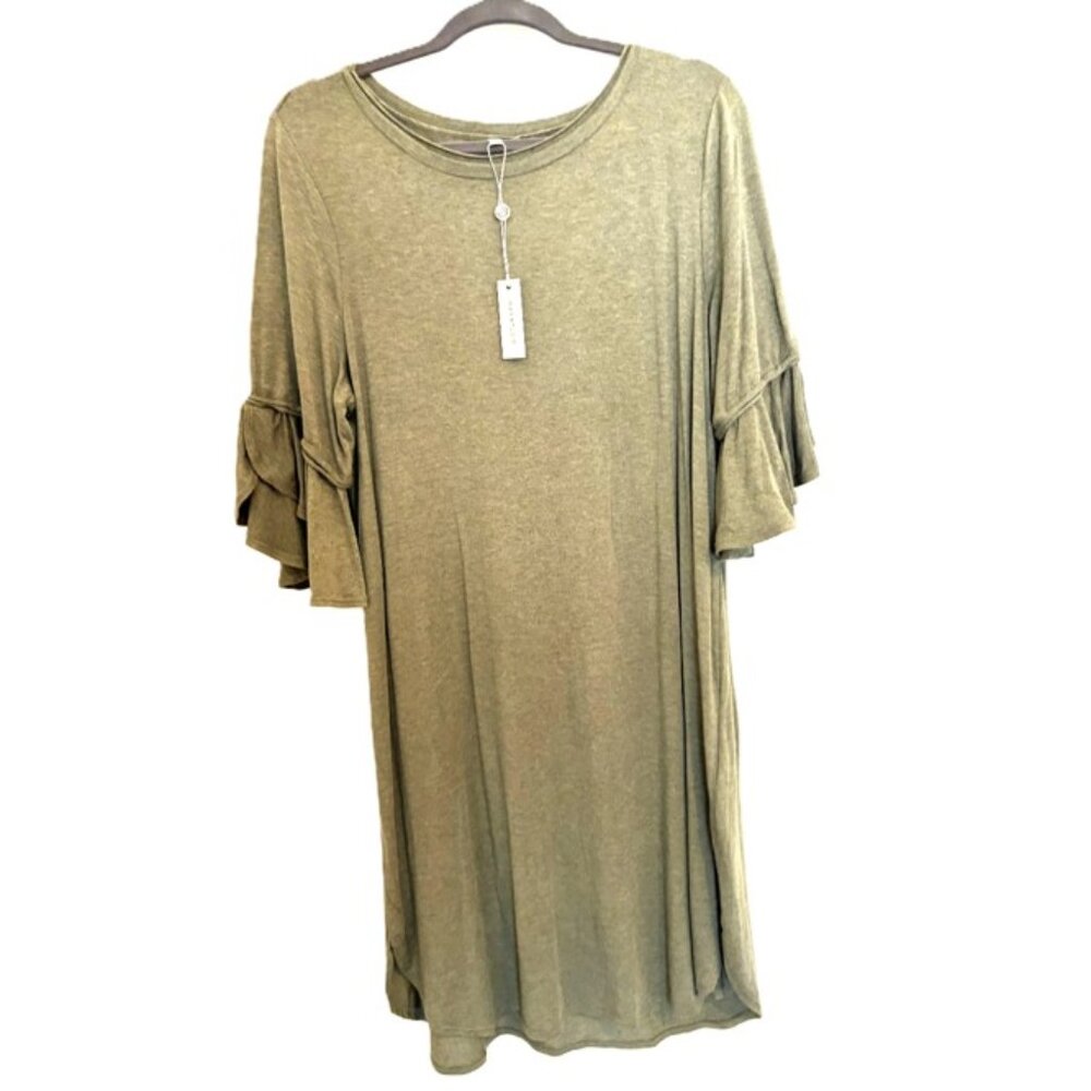 Max Studio Bell Sleeve Dress Sz XL